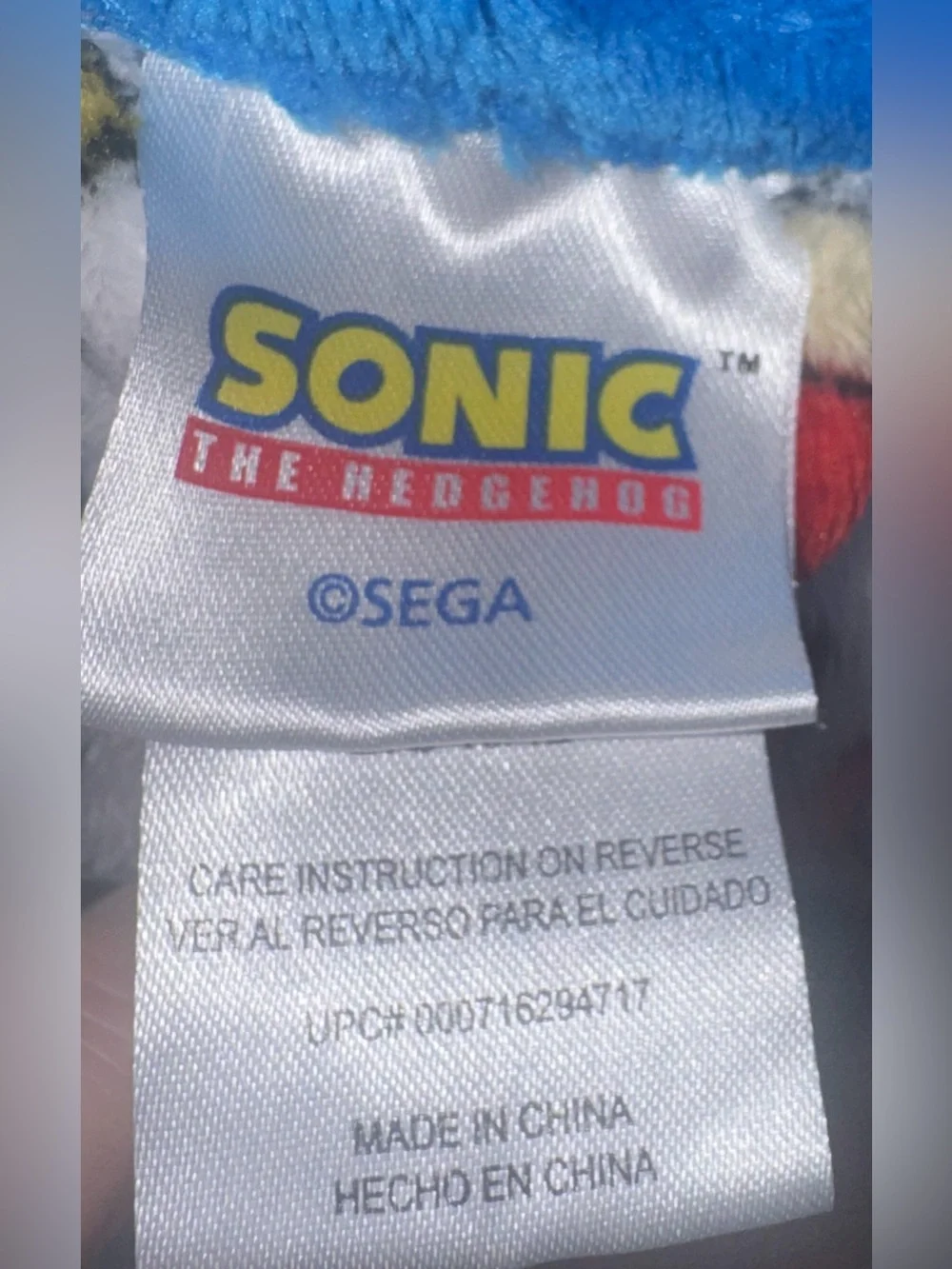 #130- Kids Sonic the Hedgehog Fleece Robe
